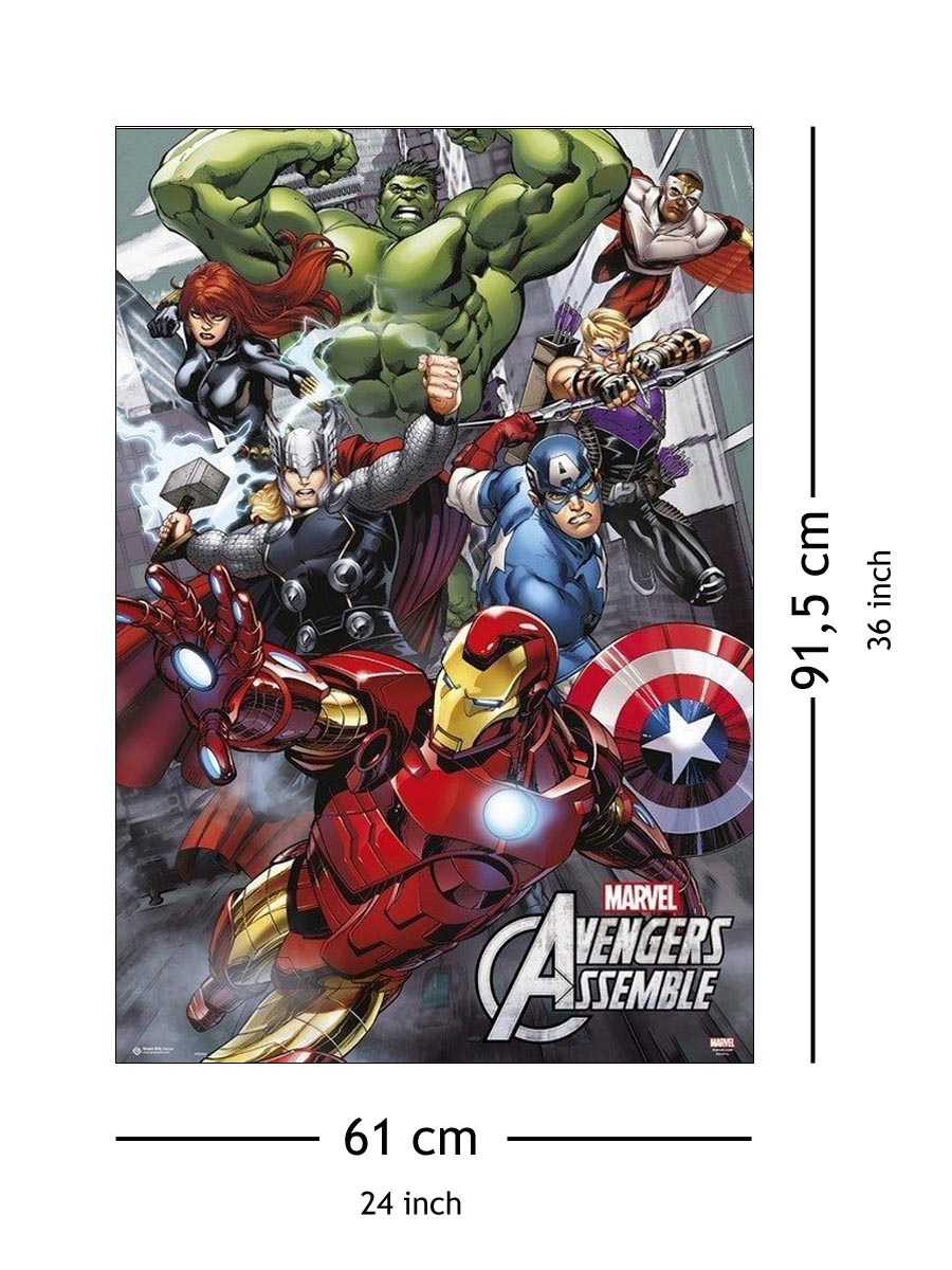 Marvel Avengers Assemble - plakat - Galeria Plakatu