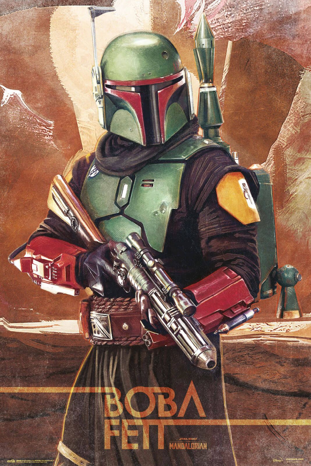 Gwiezdne Wojny Star Wars Boba Fett - plakat 61x91,5 cm