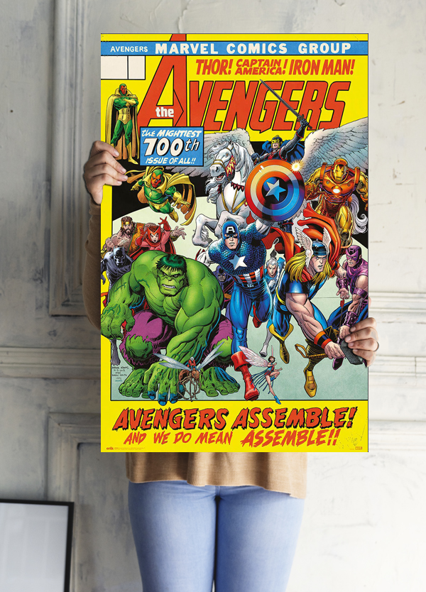 Marvel Avengers Komiks - Potężne Problemy - plakat - Galeria Plakatu