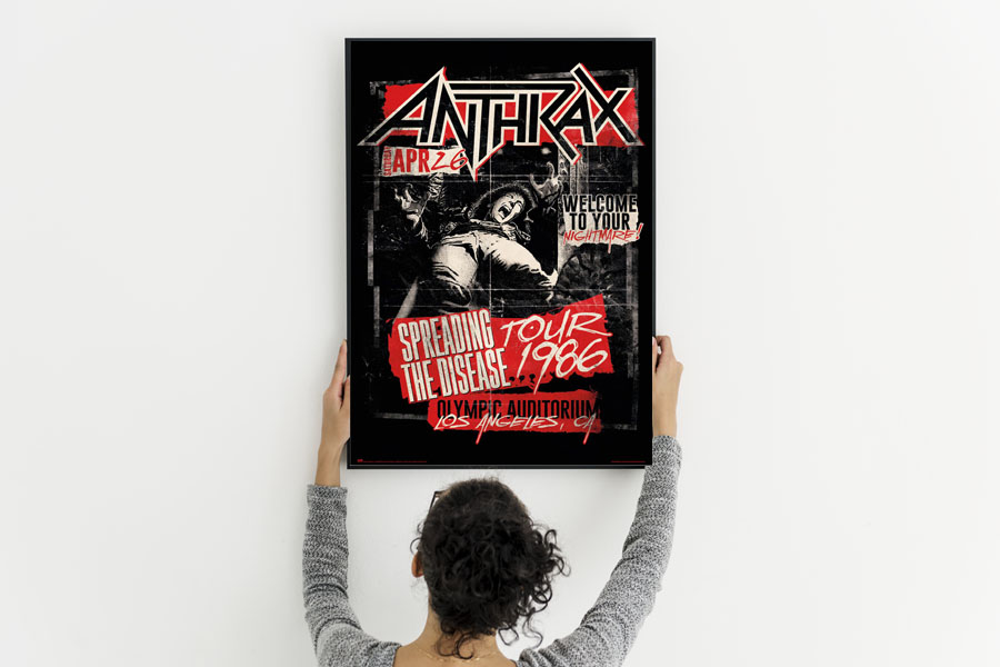 Anthrax Spreading The Disease 1986 - plakat - Galeria Plakatu