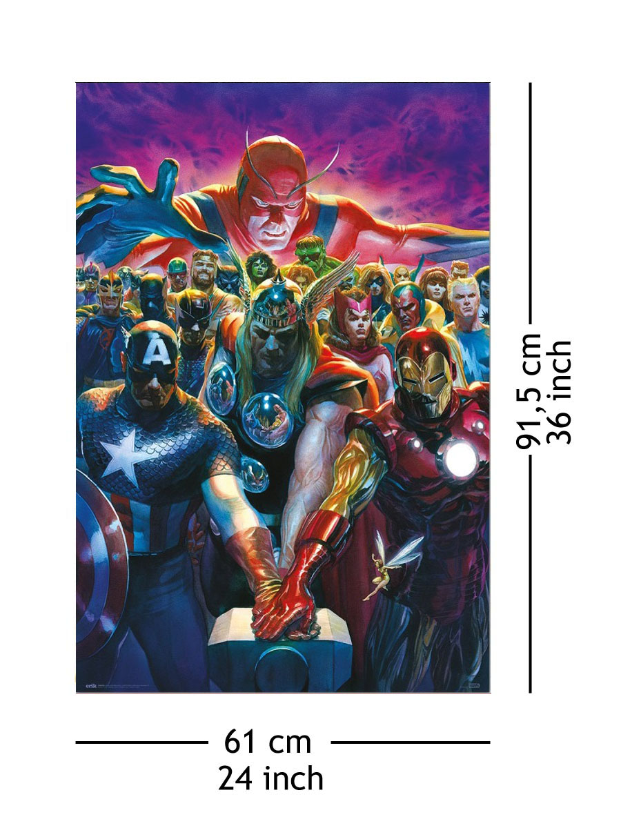 Avengers Marvel - plakat - Galeria Plakatu