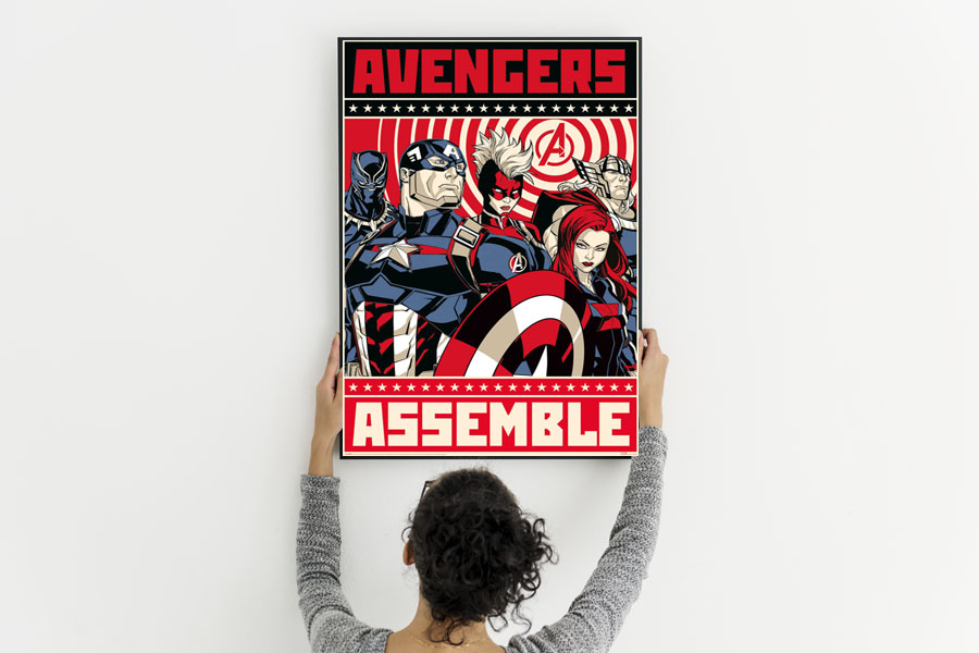Marvel Avengers Assemble - plakat - Galeria Plakatu